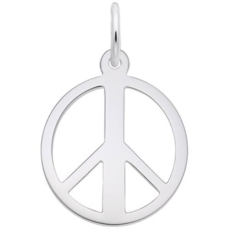 SPC - Sterling Silver Peace Sign Charms